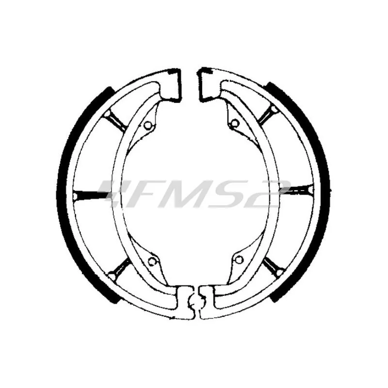 Ganasce Freno FSB721, codice 225129021