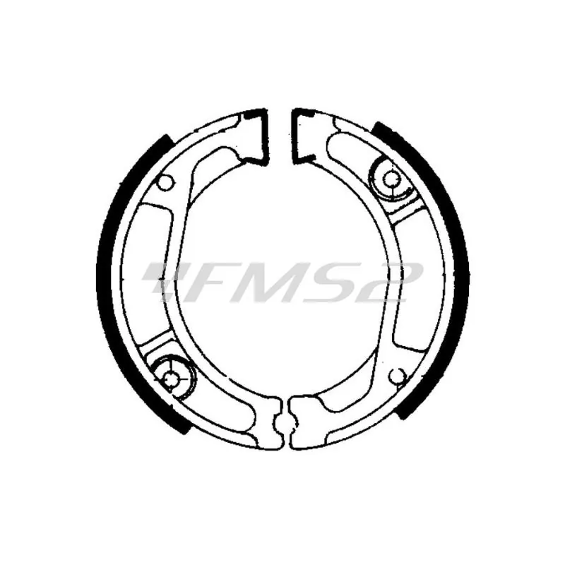 Ganasce Freno FSB740, codice 225129040