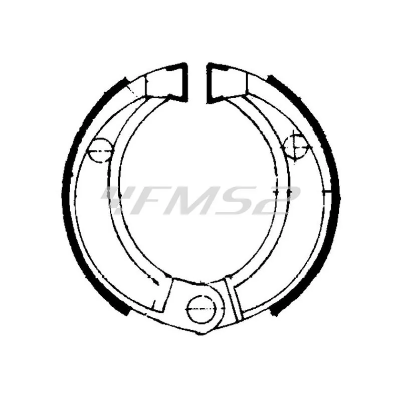Ganasce Freno FSB756, codice 225129056