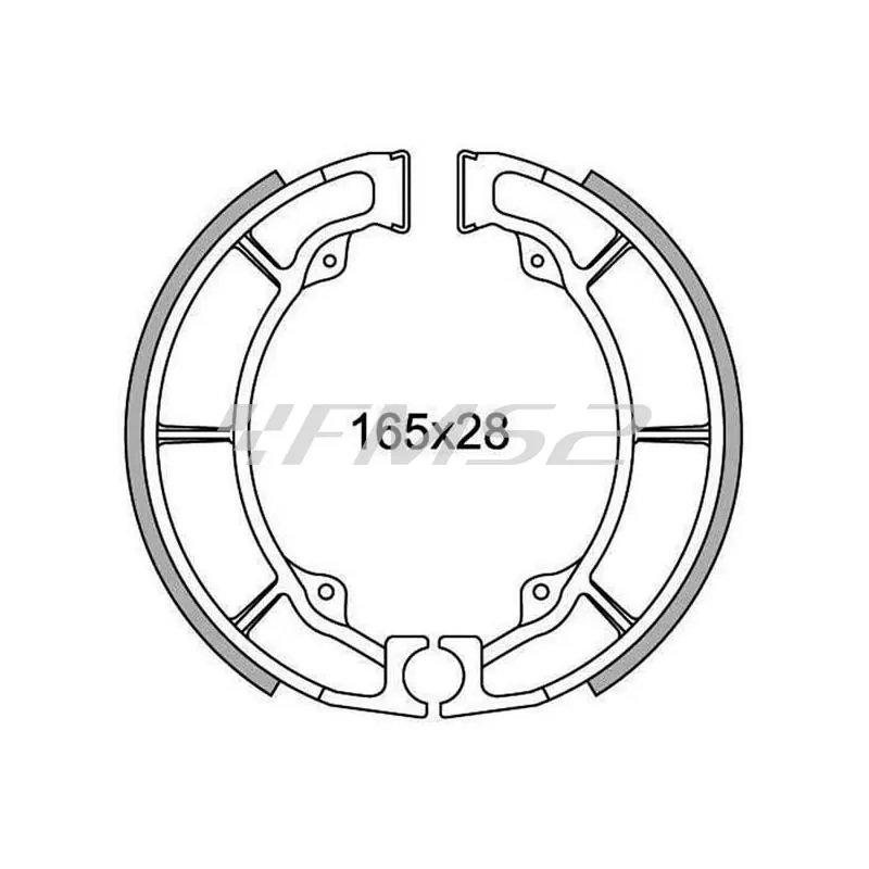 Ganasce Freno FSB789, codice 225129088