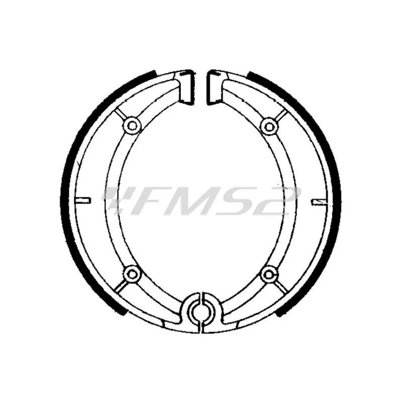 Ganasce Freno FSB818, codice 225129117