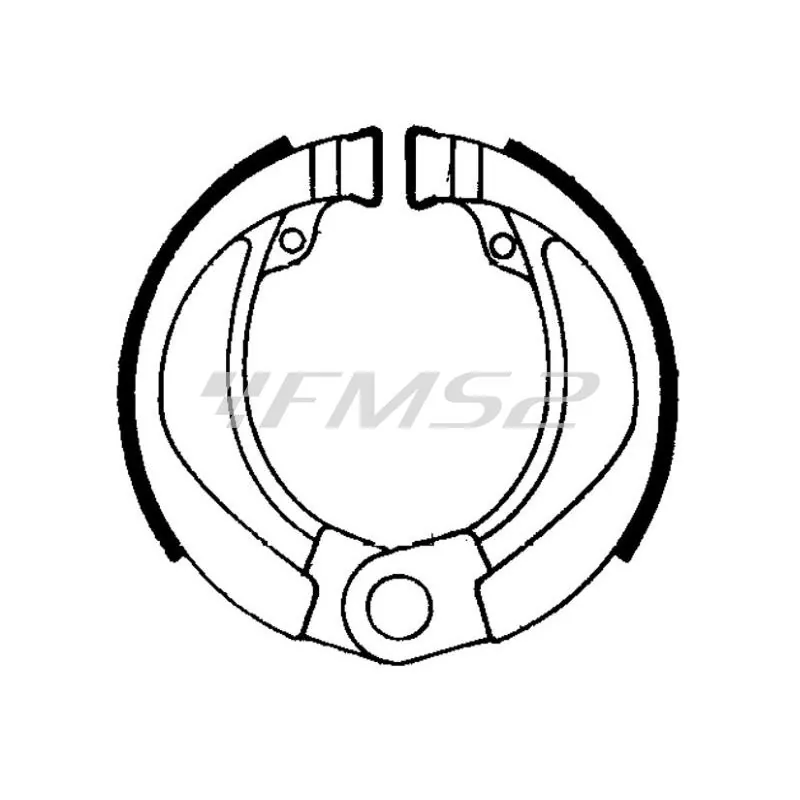 Ganasce Freno FSB906, codice 225129203