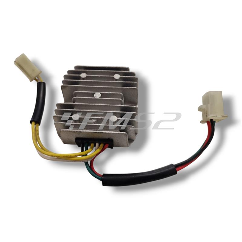 Regolatore di tensione trifase RMS per maxi scooter Kymco 125, 150, 200, 250 cc, ricambio 246030081