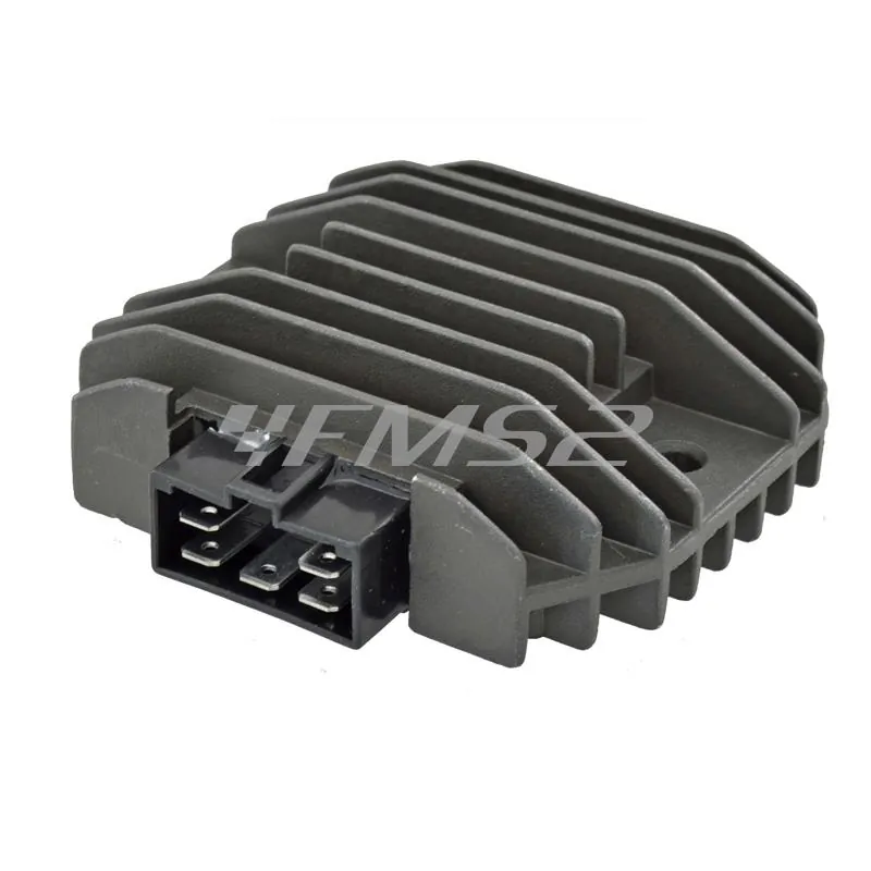 Regolatore di tensione RMS per maxi scooter Yamaha T-Max 500 cc e applicazioni su diverse moto Yamaha custom, enduro e stradali, ricambio 246030232