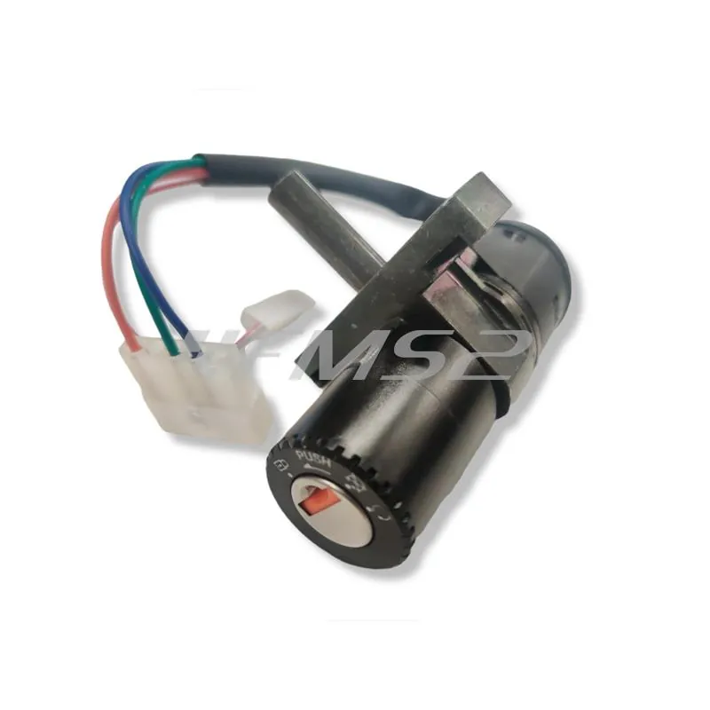 Kit serrature RMS completa dui accessori e serratura sella per scooter 50 Aprilia SR - SR lc - SR www - SR netscaper - SR stealth - Rally - Rally lc, ricambio 246050020