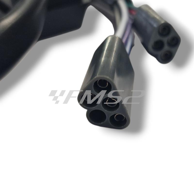 Devio frecce sinistro Grabor con 8 fili e 2 connettori specifico per Piaggio Vespa PK 50 S, ricambio 246090102