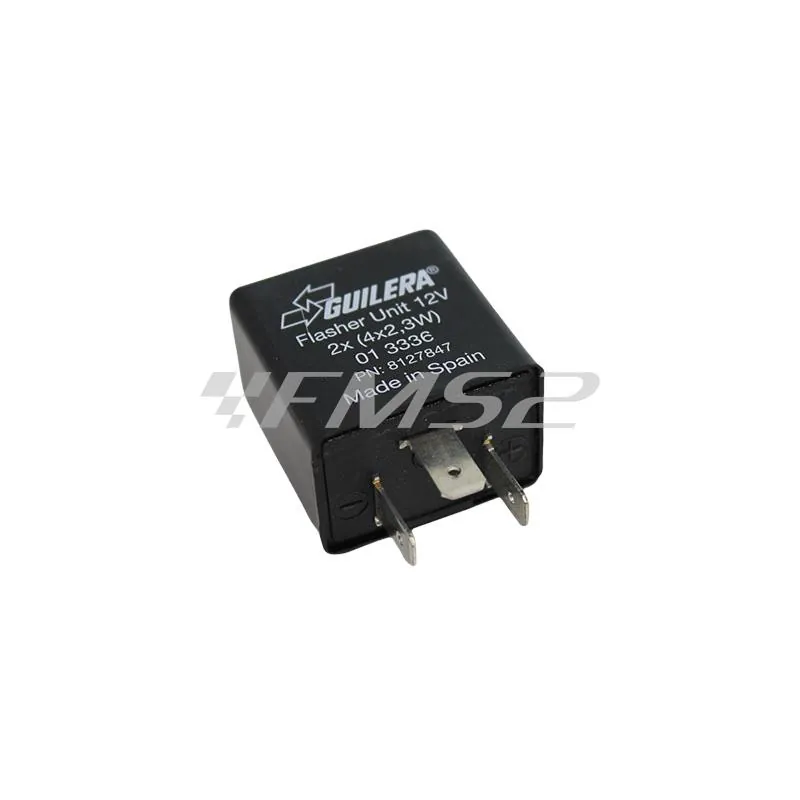 246120210 Intermittenza elettronica Guilera OEM AP8127847 12V - 2x (4X2,3W) per Aprilia RS 50/125 2T 2006-2010, RX-SX 125 2T 2008-2010 e Scarabeo IE LIGHT 125/200 2009-2012