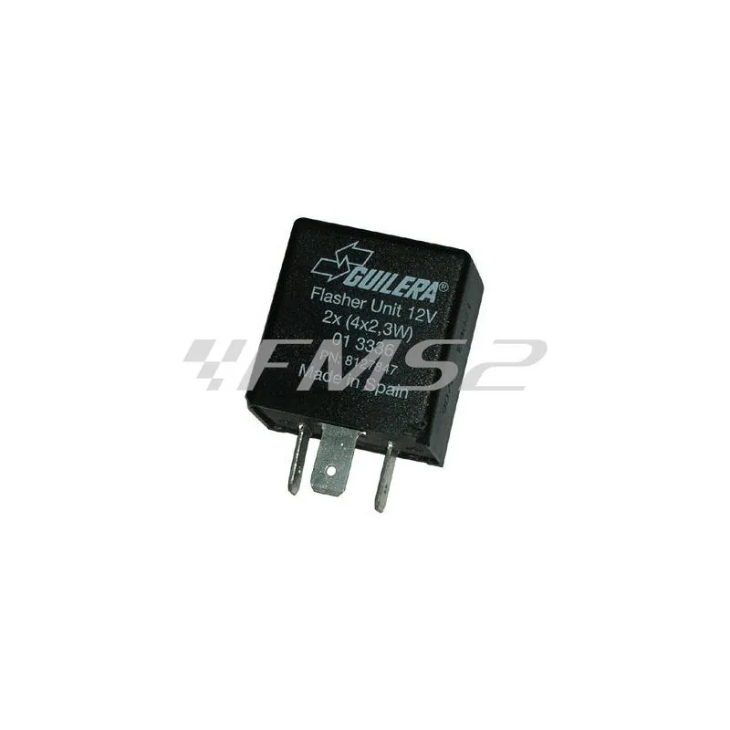 246120210 Intermittenza elettronica Guilera OEM AP8127847 12V - 2x (4X2,3W) per Aprilia RS 50/125 2T 2006-2010, RX-SX 125 2T 2008-2010 e Scarabeo IE LIGHT 125/200 2009-2012