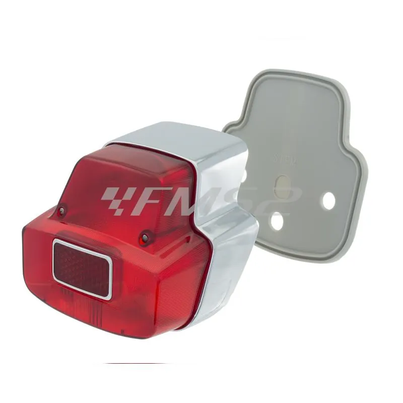 Fanale posteriore in metallo originale Siem per Piaggio Vespa 180 SS, Rally 180 prima serie, ricambio 246420050