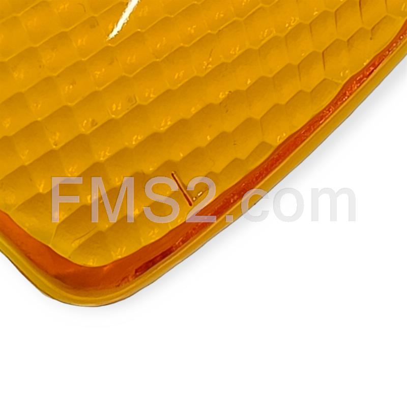 Gemma freccia anteriore sinistra arancione per Aprilia SR, ricambio 246470010