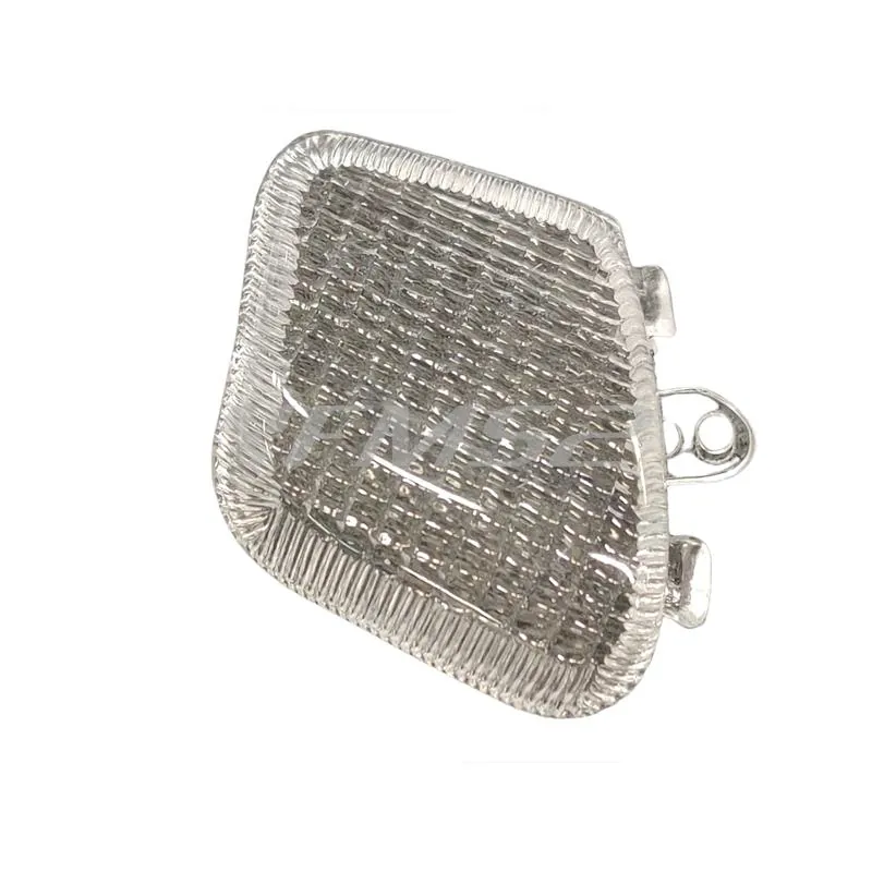 Lente gemma freccia posteriore RMS sinistra di colore bianco trasparente per scooter MBK Booster Next generation prodotti dal 1985 in poi, ricambio 246470235