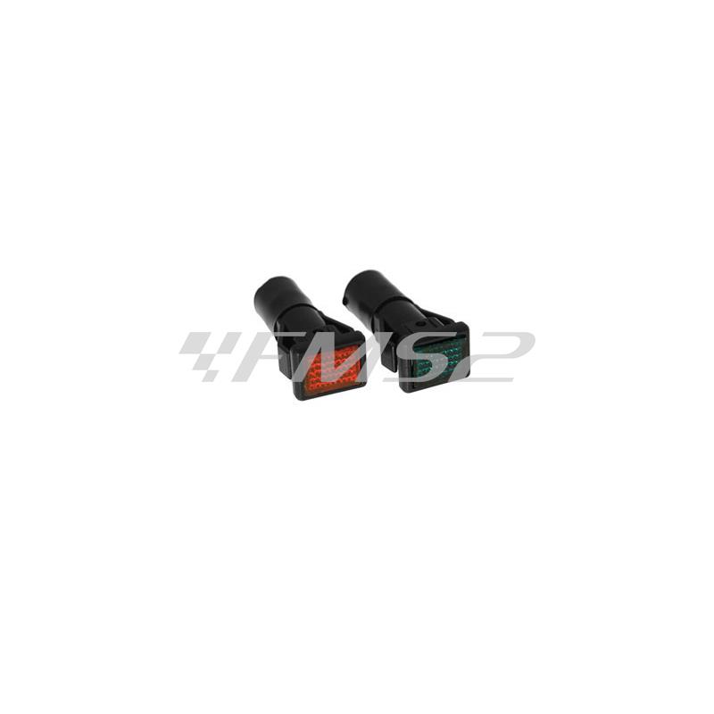 Coppia spie manubrio Vespa PX (RMS, Kenda, Duro), ricambio 246480440
