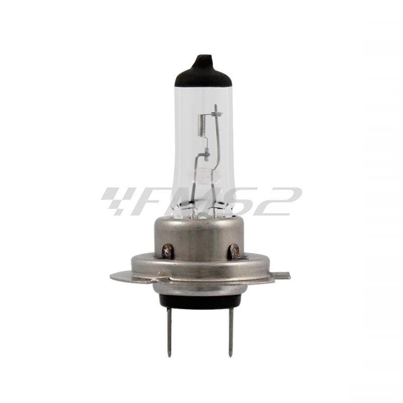 Lampadina RMS 12 Volt 55 Watt H7, omologata vetro bianco, ricambio 246510115