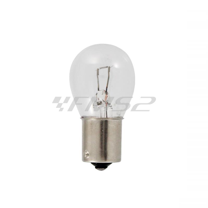 Lampadina RMS 12 Volt 21 Watt P21W BA15S, ricambio 246510195