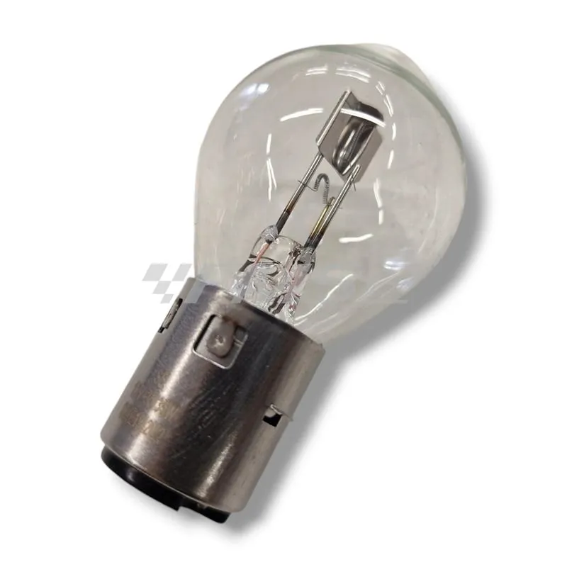 Lampadina biluce RMS BA20D 12V-35/35W biluce abbagliante e anabbagliante con vetro trasparente, ricambio 246510311