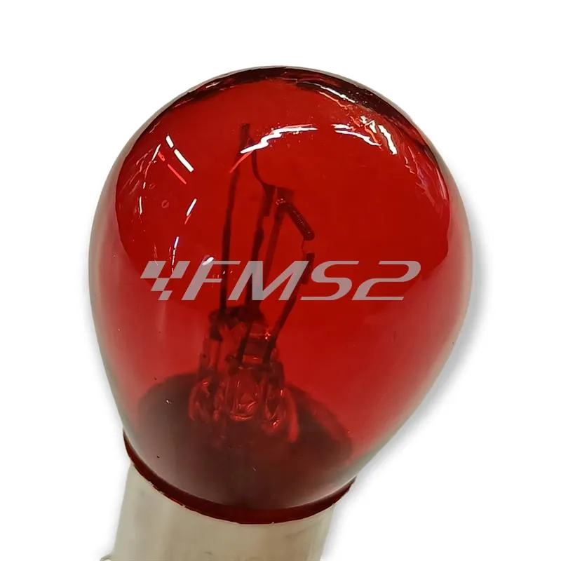 246510375 Lampadina RMS 12 Volt 21/5 Watt  BAY15D, rossa