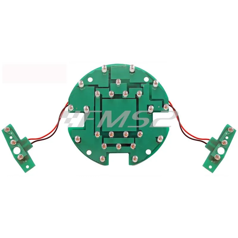 Fanale posteriore RMS a leds per scooter Kymco people s200 omologato e leds di colore rosso, ricambio 246520012