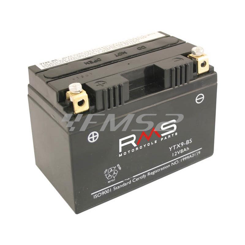 Batteria RMS YB7L-B2, 12 Volt - 8 Ah, ricambio 246600160