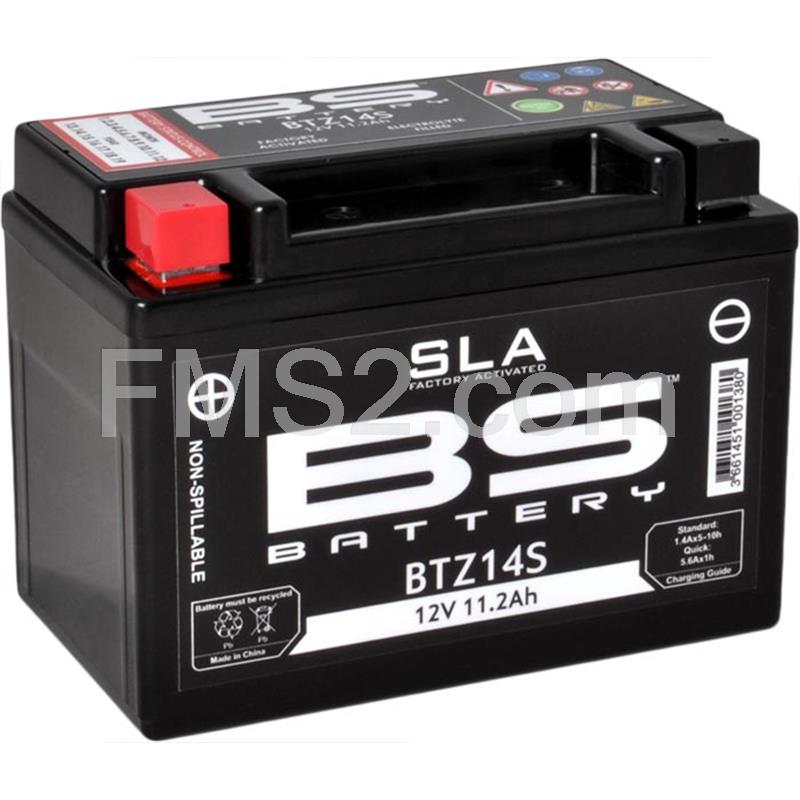 Batteria BS SLA BTZ14S 12 Volt - 11.2 Ah, ricambio 246650065