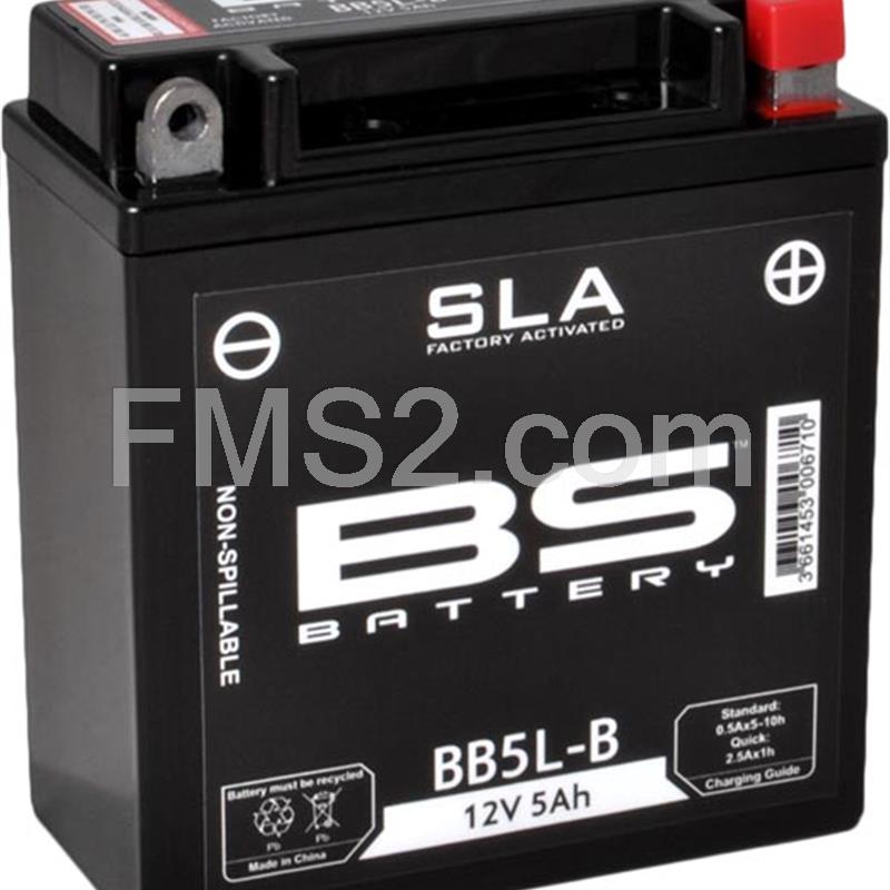 Batteria BS SLA BB5L-B 12 Volt - 5 Ah, ricambio 246650155