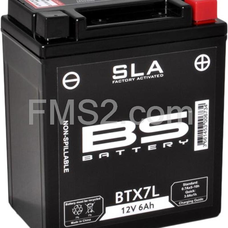 Batteria BS SLA BTX7L 12 Volt - 6 Ah, ricambio 246650175