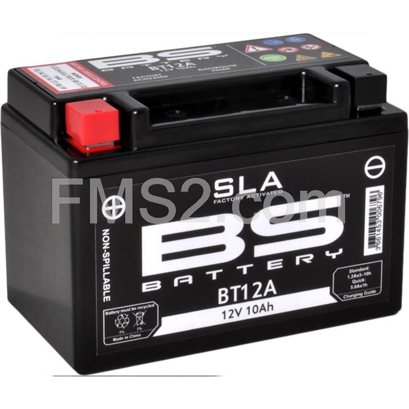 Batteria BS SLA BT12A 12 Volt - 10 Ah, ricambio 246650215
