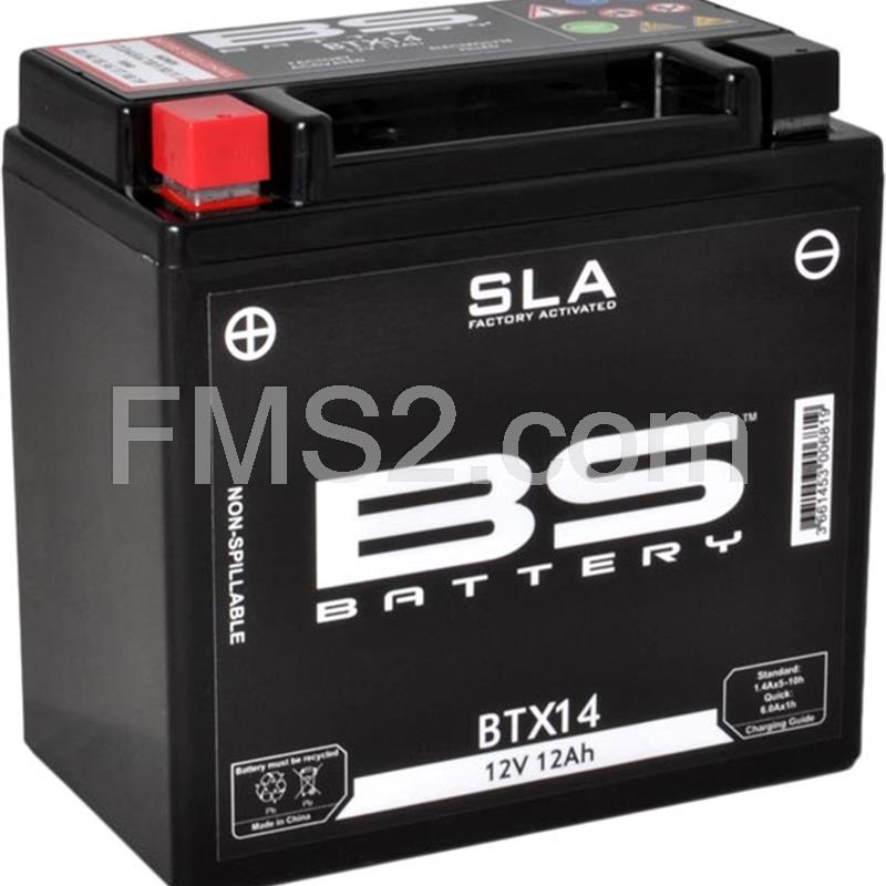 Batteria BS SLA BTX14 12 Volt - 12 Ah, ricambio 246650235