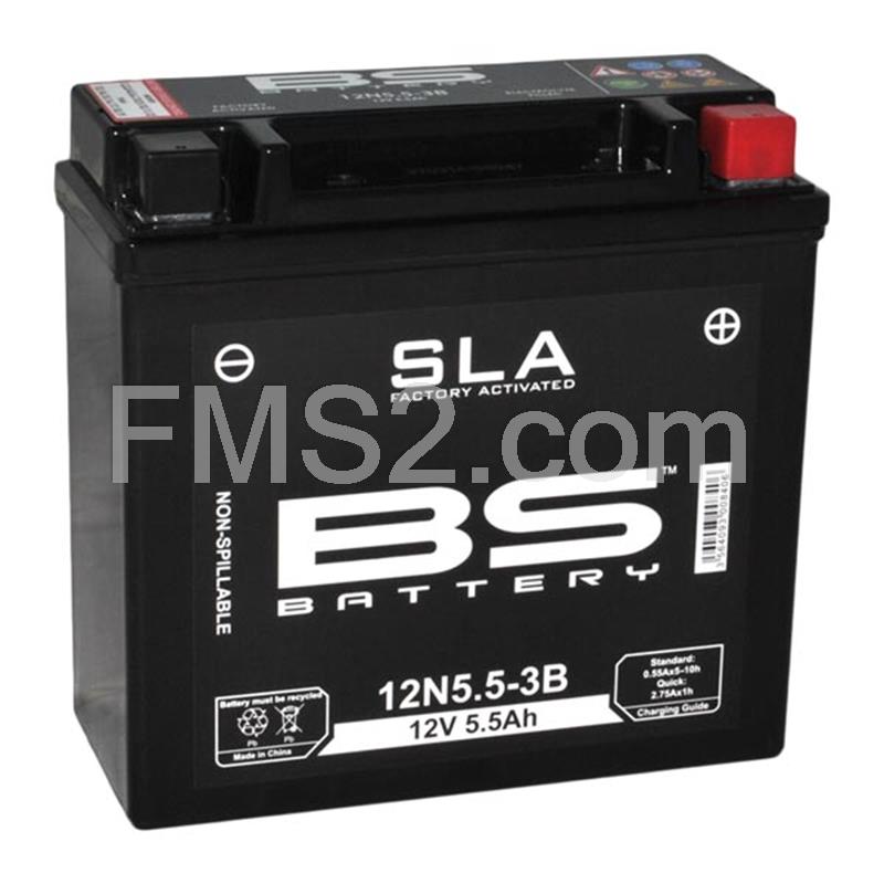 Batteria BS SLA 12N5.5-3B 12 Volt - 5.5 Ah, ricambio 246650445