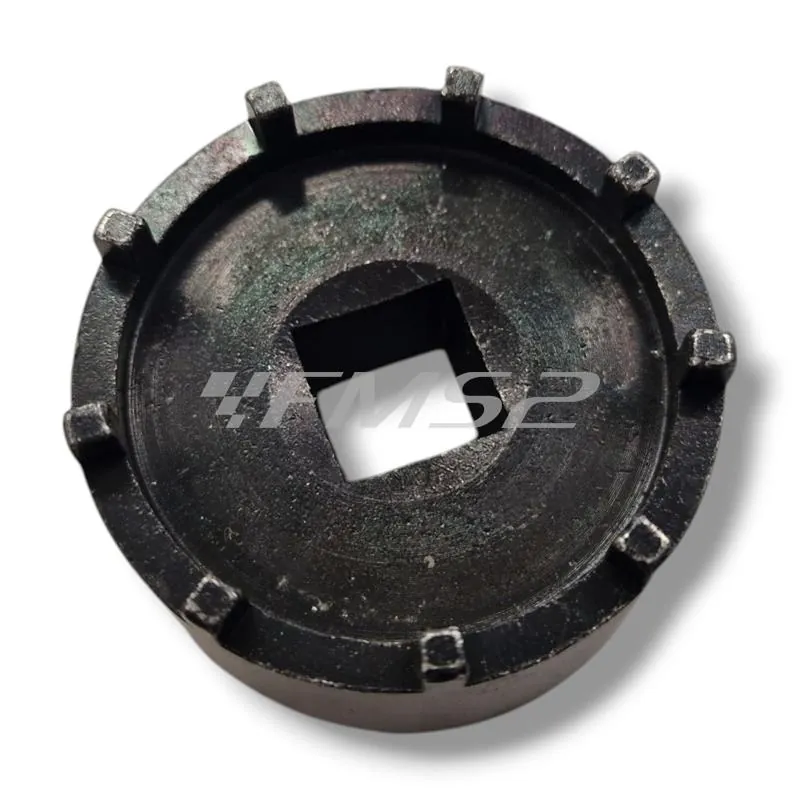 Estrattore RMS per ghiera bloccaggio cuscinetto ruota posteriore Piaggio Vespa old model con doppia dentatura per tutte le versioni, ricambio 267000161