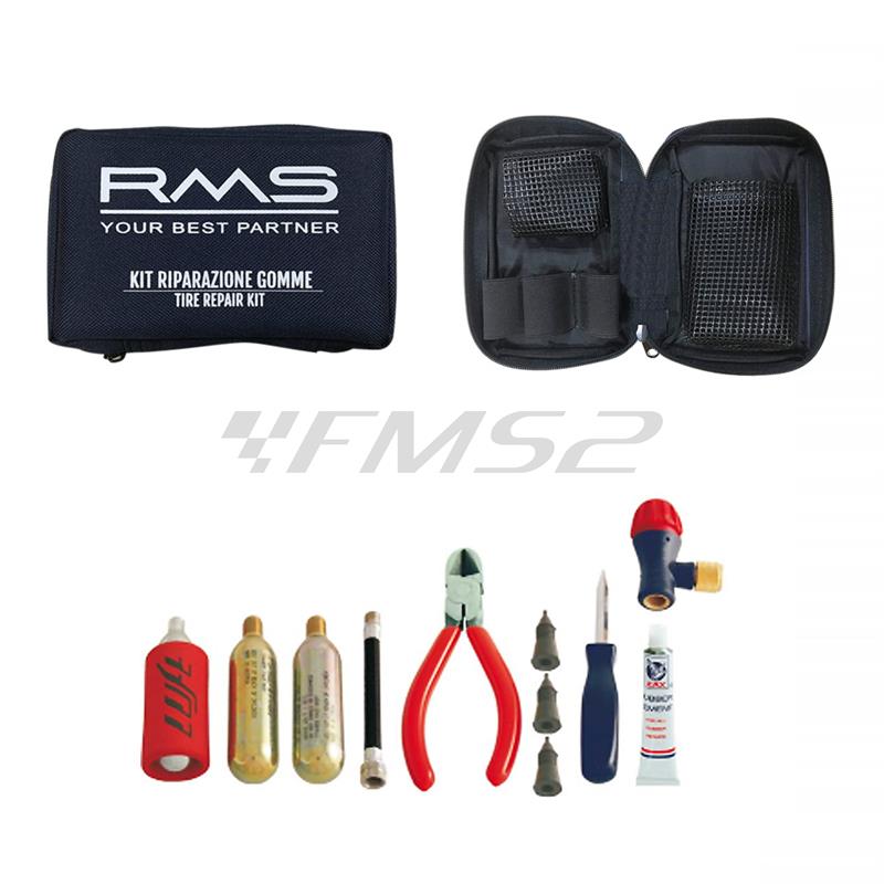 Kit riparazione tubeless con borsa (RMS, Kenda, Duro), ricambio 267020110