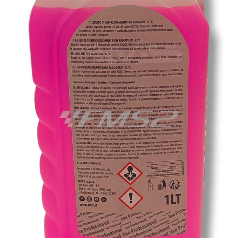 Liquido antigelo rosso 1l, ricambio 267201119