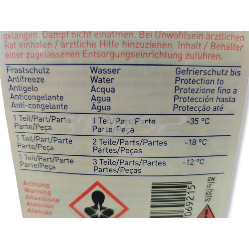 Antigelo concentrato 1l blu, ricambio 267202044