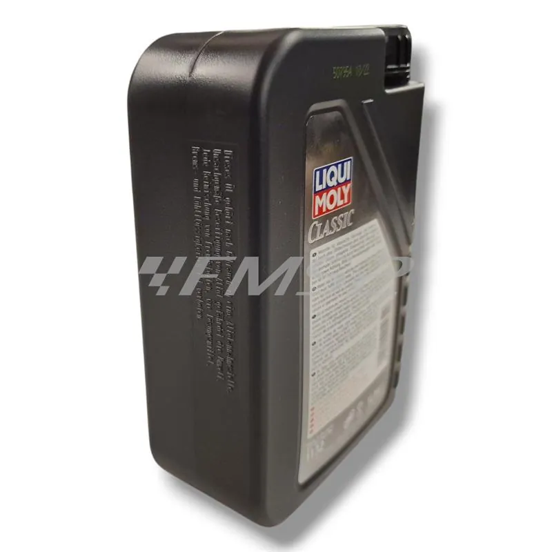 Olio motore LiquiMoly classic sae 30 minerale in flacone da 1 litro per motori 2 e 4 tempi di vecchia concezione tipo Piaggio Vespa e Ape, ricambio 267252138