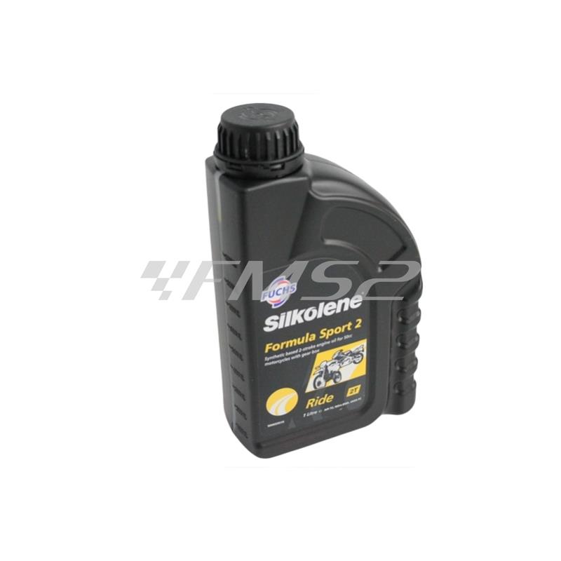 606025550 Olio miscela Silkolene formula sport 2t sintetico per motori a 2  tempi, ricambio 606025550