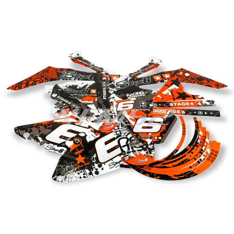 OE-PEU20518 Carena manubrio Peugeot Speedfight arancione