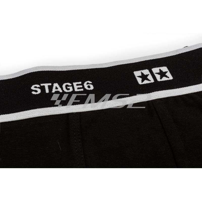 Boxer stage6 da uomo modello stars di colore nero e taglia L, ricambio S609400L