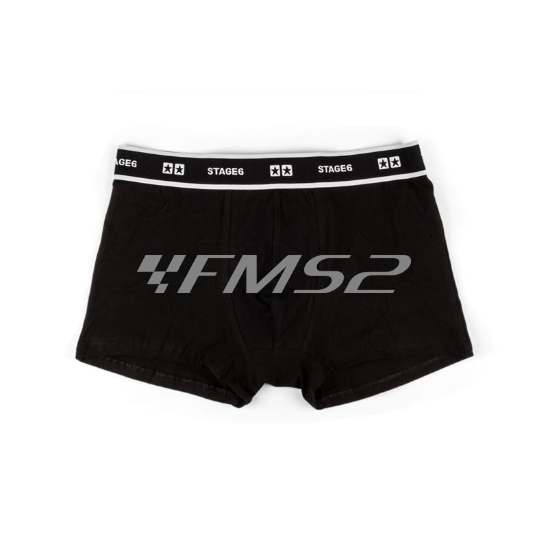 Boxer stage6 da uomo modello stars di colore nero e taglia S, ricambio S609400S