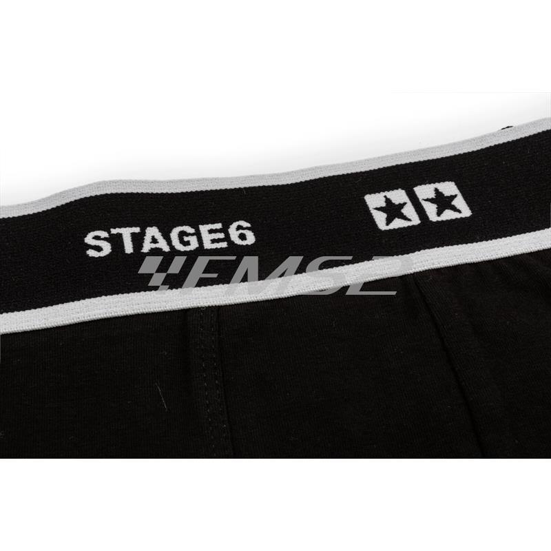 Boxer stage6 da uomo modello stars di colore nero e taglia S, ricambio S609400S