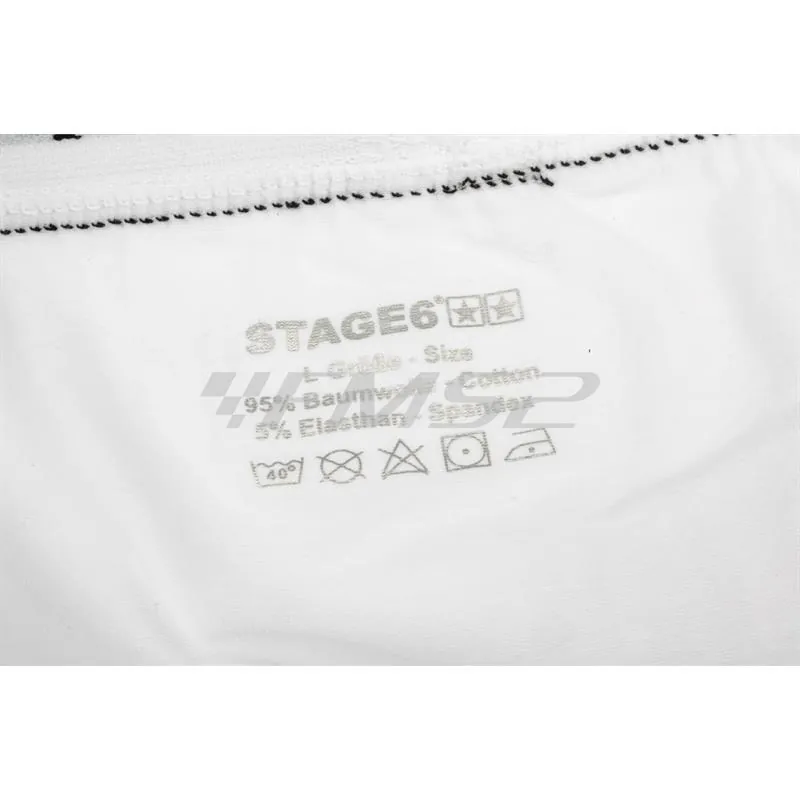 Boxer stage6 da uomo modello stars di colore bianco e taglia L, ricambio S609401L