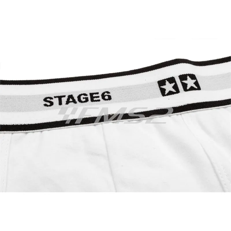 Boxer stage6 da uomo modello stars di colore bianco e taglia XL, ricambio S609401XL