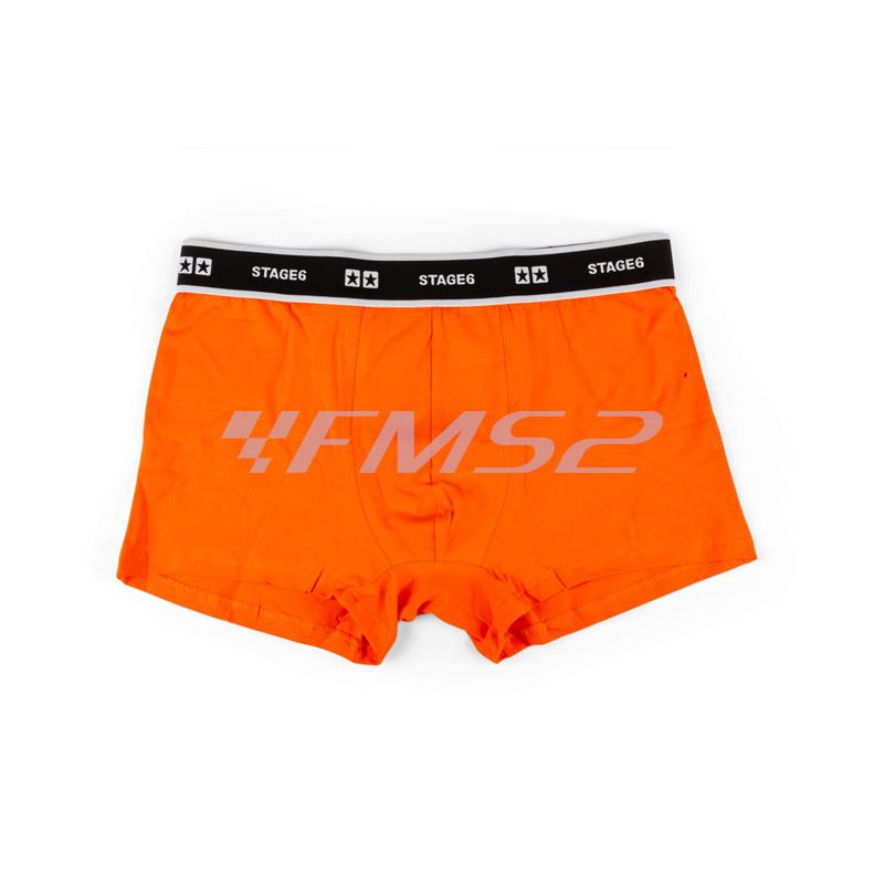 Boxer stage6 da uomo modello stars di colore arancione e taglia L, ricambio S609402L