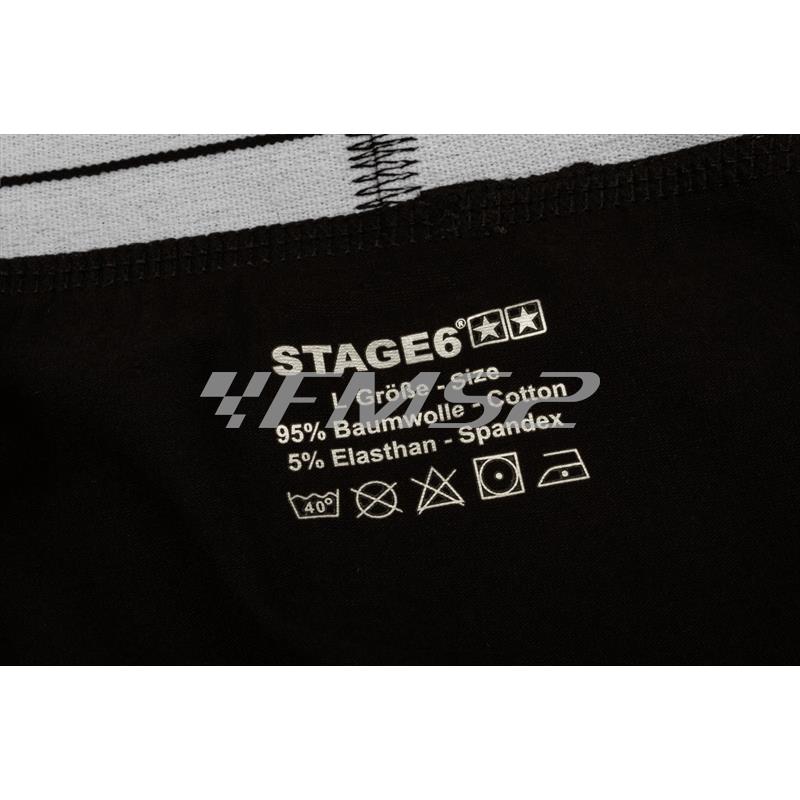 Boxer stage6 da uomo modello signature di colore nero e taglia L, ricambio S609410L