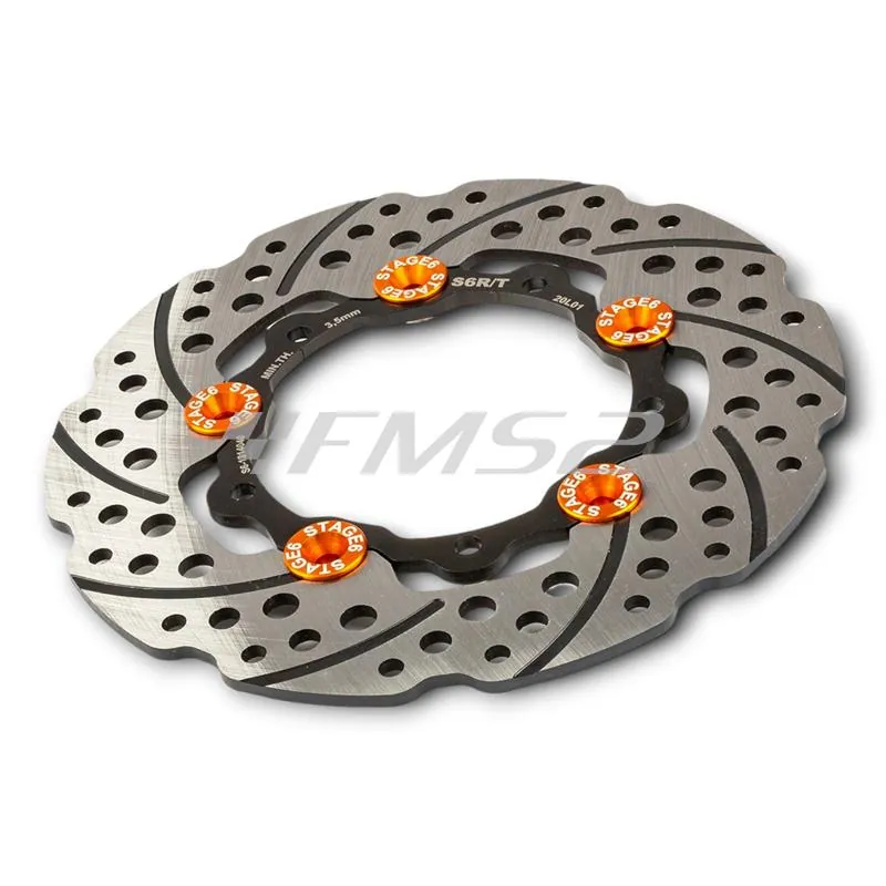 S6-1214040 Disco freno anteriore Stage6 RT diametro 200 mm per scooter Zip SP e Vespa