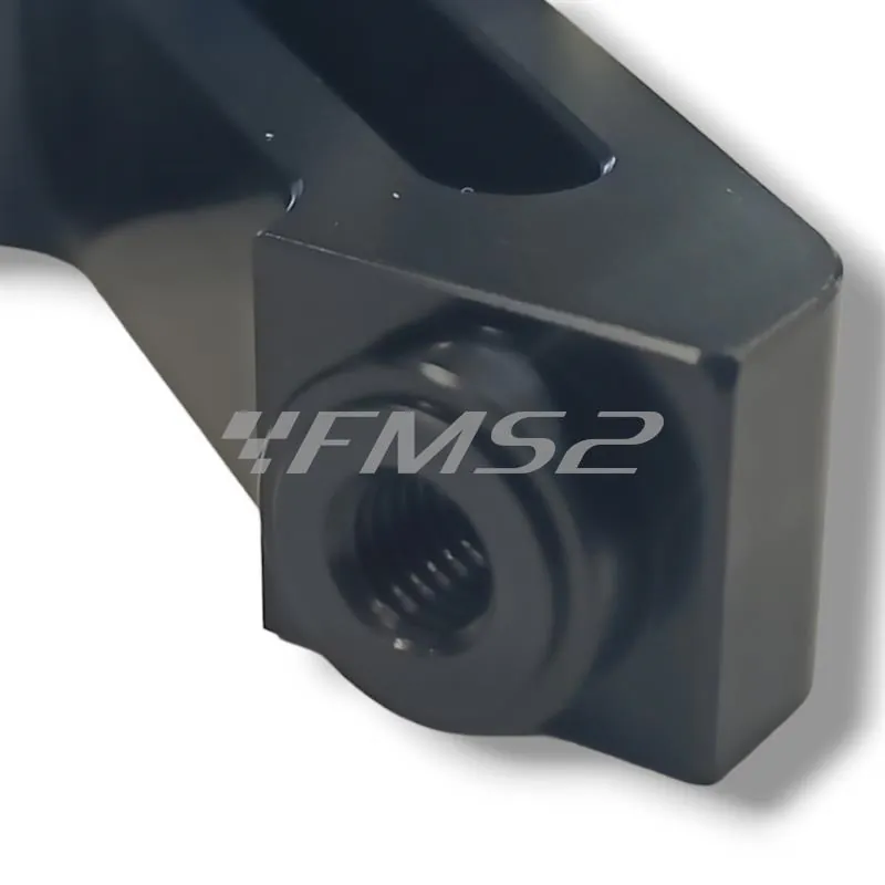 Adattatore pinza freno Stage6 RT per scooter Malaguti F12 con disco maggiorato 260 mm e interasse attacco forcella da 44,0 mm, ricambio S6140068 s6-140068