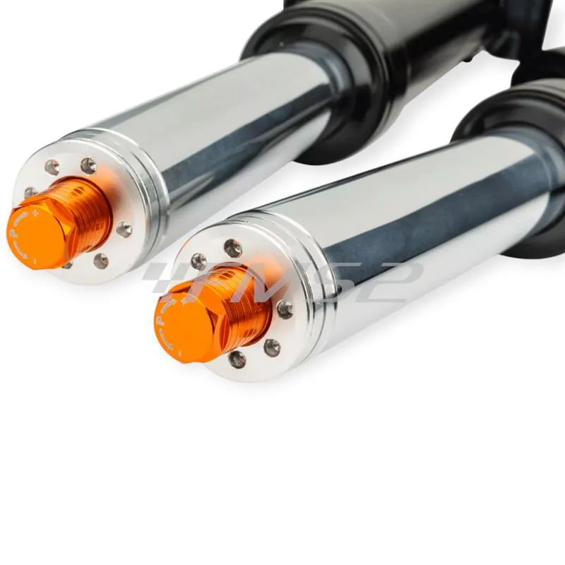 S6-1450502/PACK1 Forcella coppia gambali e steli forcella anteriore Stage6 R/T MK2 in alluminio anodizzato nero con lavorazione CNC e supporti parafango per scooter Mbk Nitro e Yamaha Aerox 50 cc
