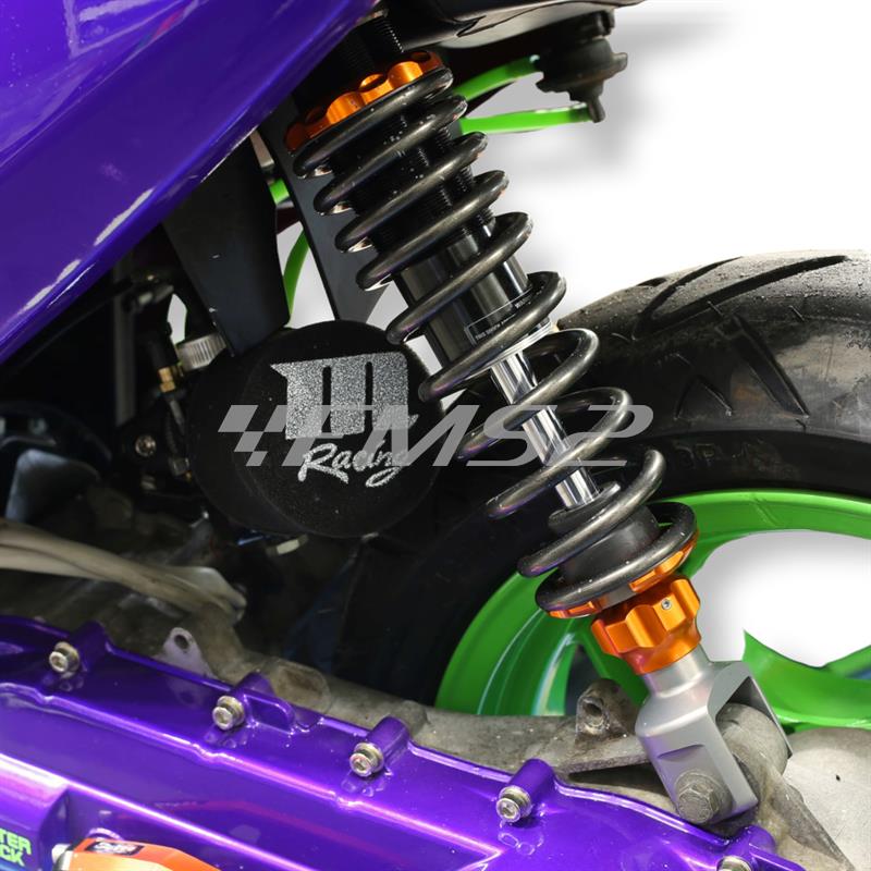 Ammortizzatore posteriore Stage6 R/T replica per scooter Piaggio e Gilera 50 cc raffreddati ad aria e liquido, ricambio S614614005