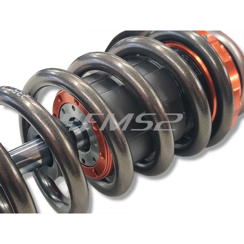 Ammortizzatore posteriore Stage6 R/T MK2 upside down per scooter con motore Minarelli orizzontale e interasse da 285 mm, ricambio S614616606
