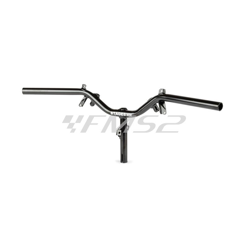 Manubrio stage6 rinforzato per scooter Piaggio Zip SP 1 a liquido prodotti dal 1996 fino al 2000 e Zip aria prodotti dal 1993 fino al 1997 , ricambio S6197040