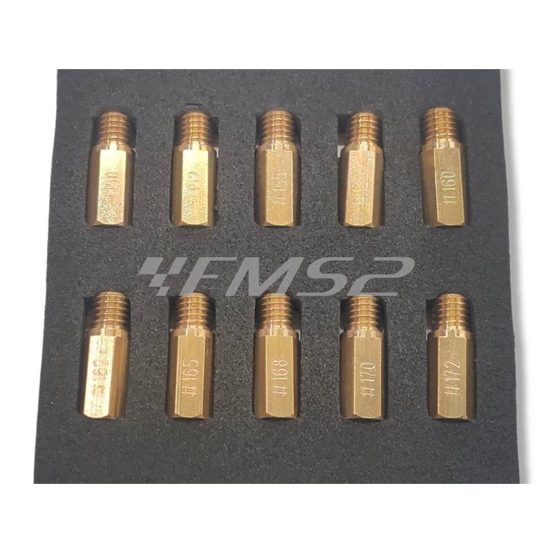 Kit getti massimo della stage6 dal numero 150 al numero 172 per carburatori PWK, Polini, OKO, ricambio S628KH003