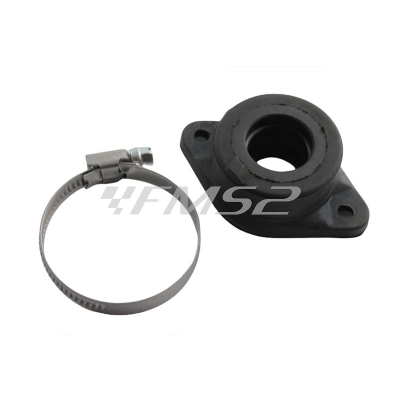 Adattatore 23 mm gomma per collettore in alluminio stage 6 adattatore per montaggio carburatore Dell'orto 12-17,5-19-21 (Stage6), ricambio S632ET021